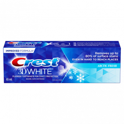 CREST 3D WHITE DELUXE TOOTHPASTE 3 BENEFITS IN 1 ARCTIC FRESH 75 ML